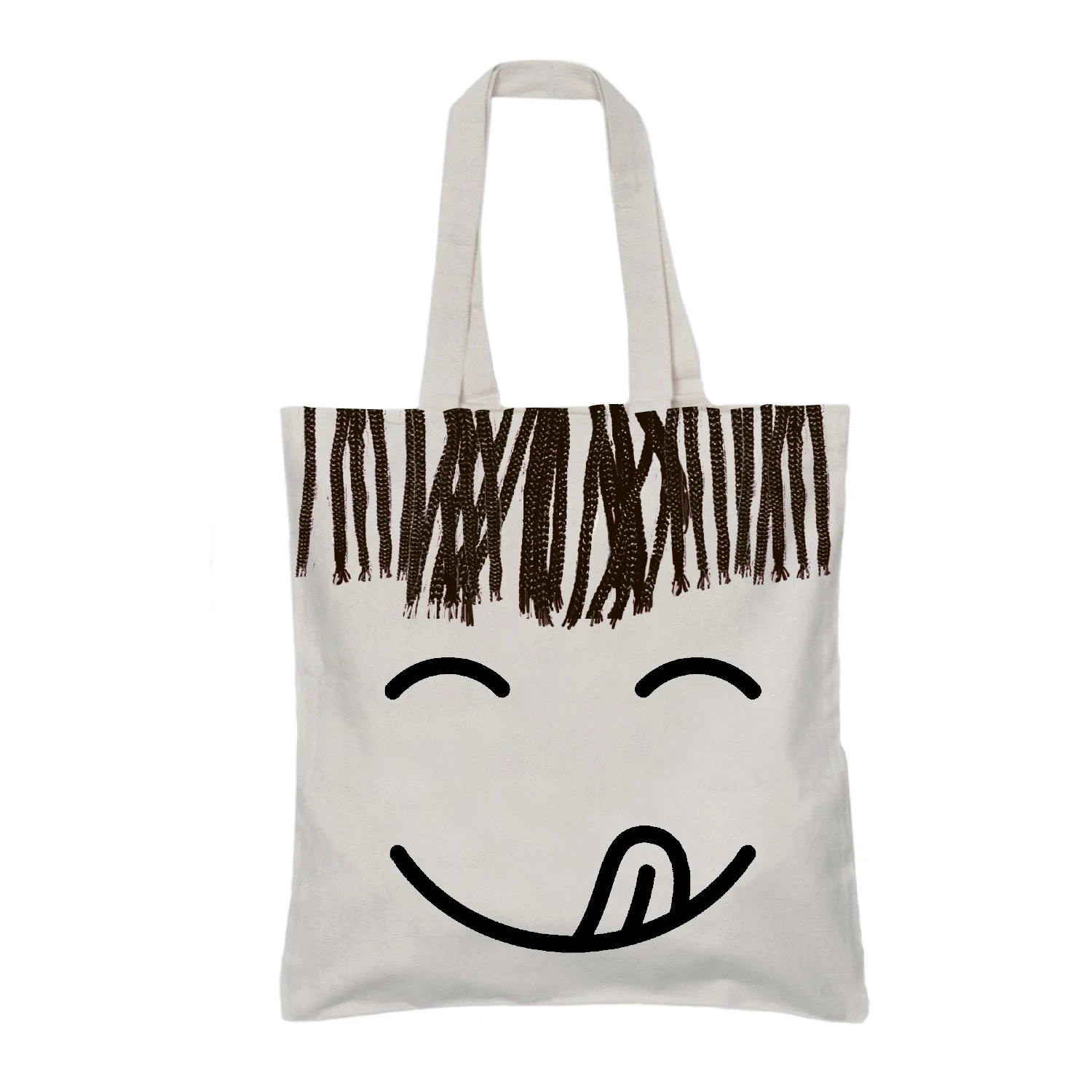 СУМКА-ШОППЕР WHITE "УЛЫБКА" 34х36 см СУМКА-ШОППЕР WHITE "УЛЫБКА" 34х36 см