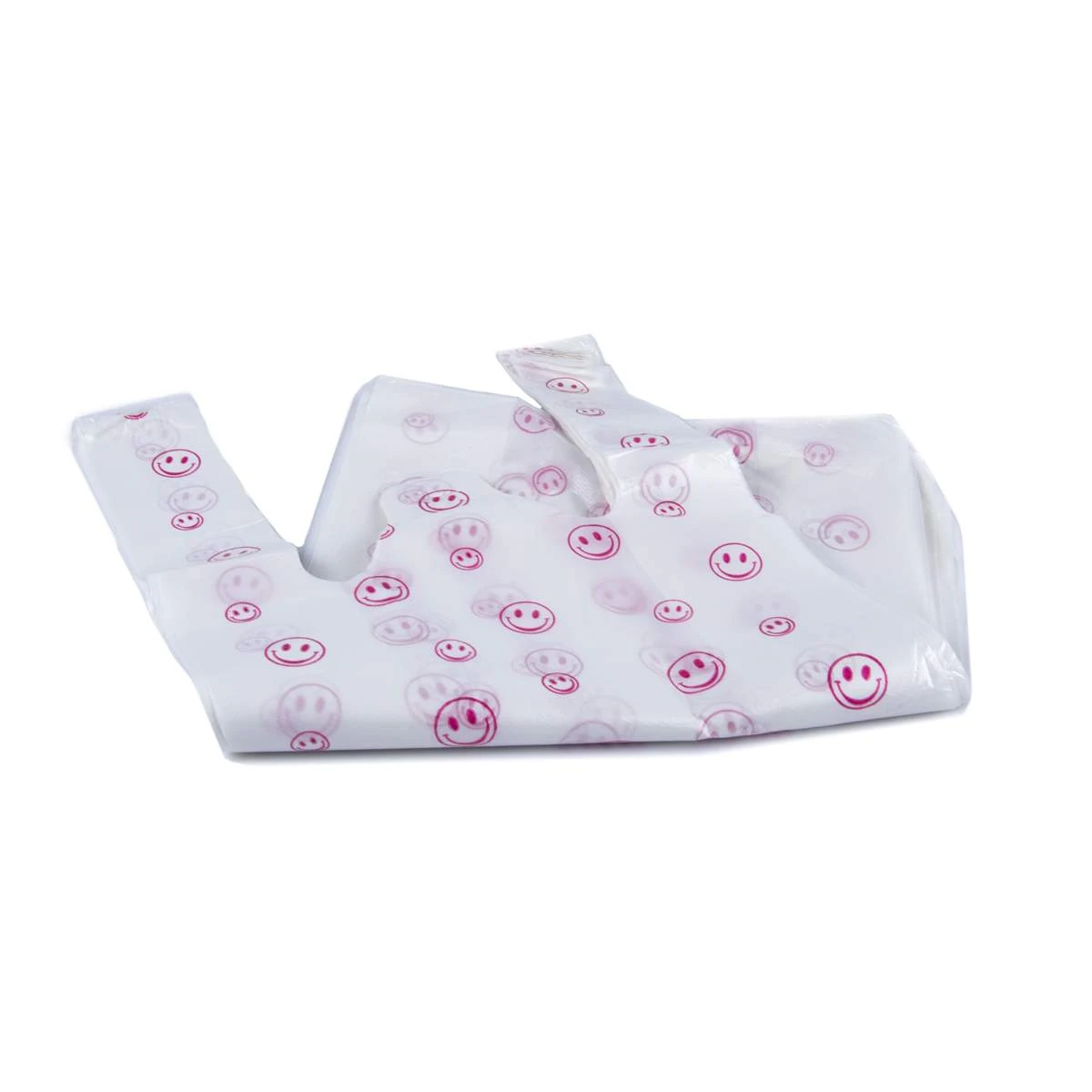 Пакеты "майка" Avikomp Смайлик 23*12*45см.10мкр. 50 штук (1158)