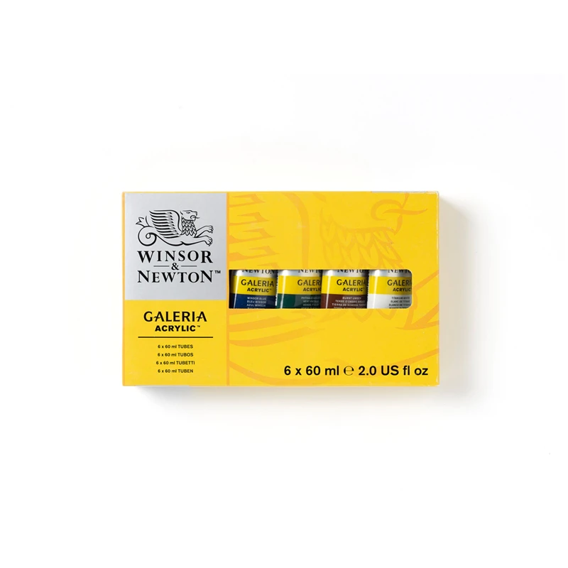 Краски акриловые Winsor&Newton "Galeria", 06цв, 60 мл/туба, Краски акриловые Winsor&Newton "Galeria", 06цв, 60 мл/туба,
