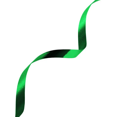 Лента упаковочная декоративная для шаров и подарков, металлик, 5 мм х 250 м,