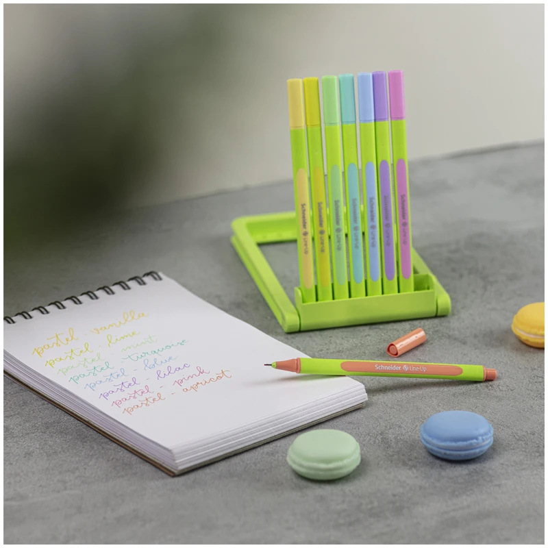 Набор капиллярных ручек Schneider "Line-Up Pastel" 08цв., 0,4мм, Набор капиллярных ручек Schneider "Line-Up Pastel" 08цв., 0,4мм,