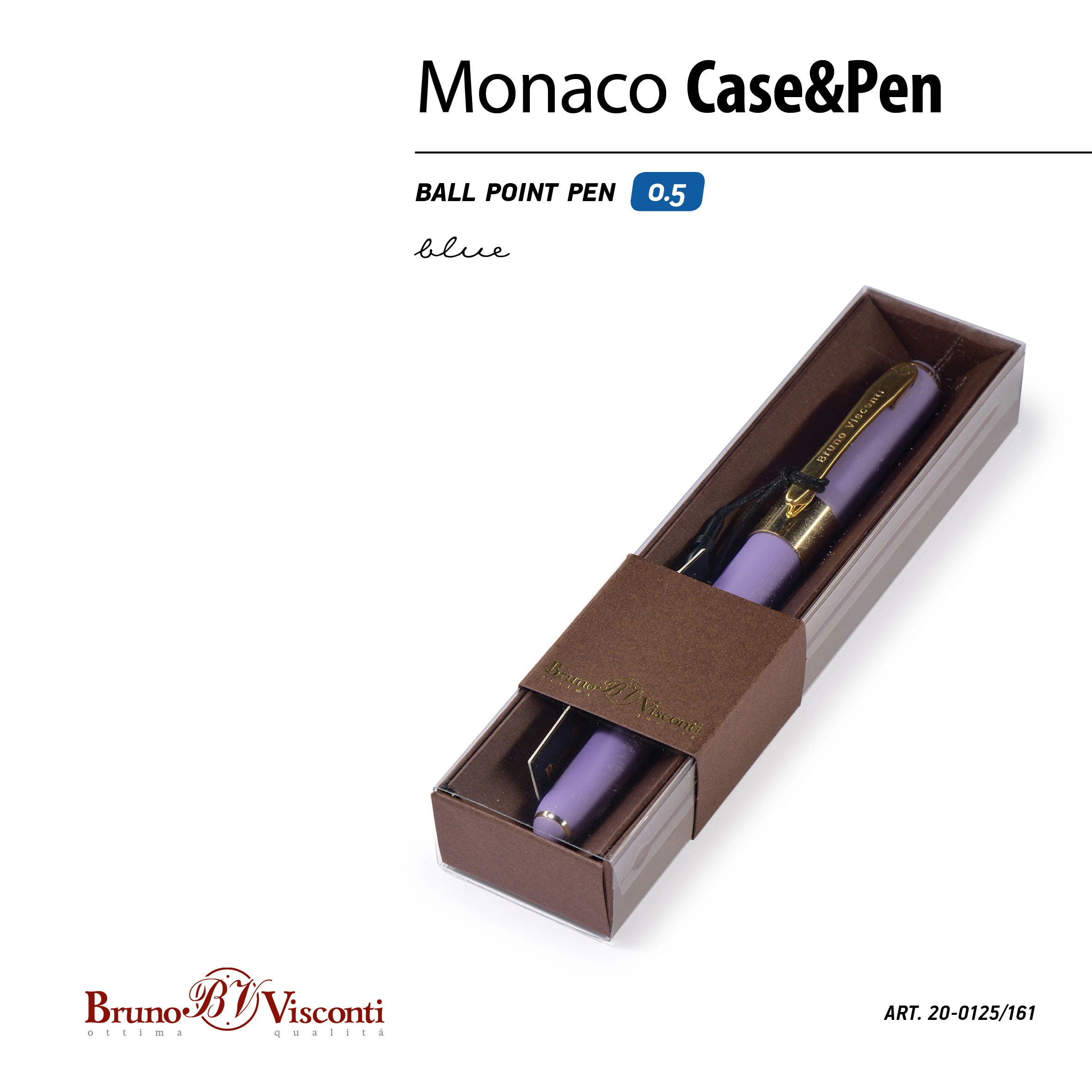 РУЧКА В ФУТЛЯРЕ "MONACO" ШАРИКОВАЯ 0.5 ММ, СИНЯЯ (лавандовый корпус, РУЧКА В ФУТЛЯРЕ "MONACO" ШАРИКОВАЯ 0.5 ММ, СИНЯЯ (лавандовый корпус,