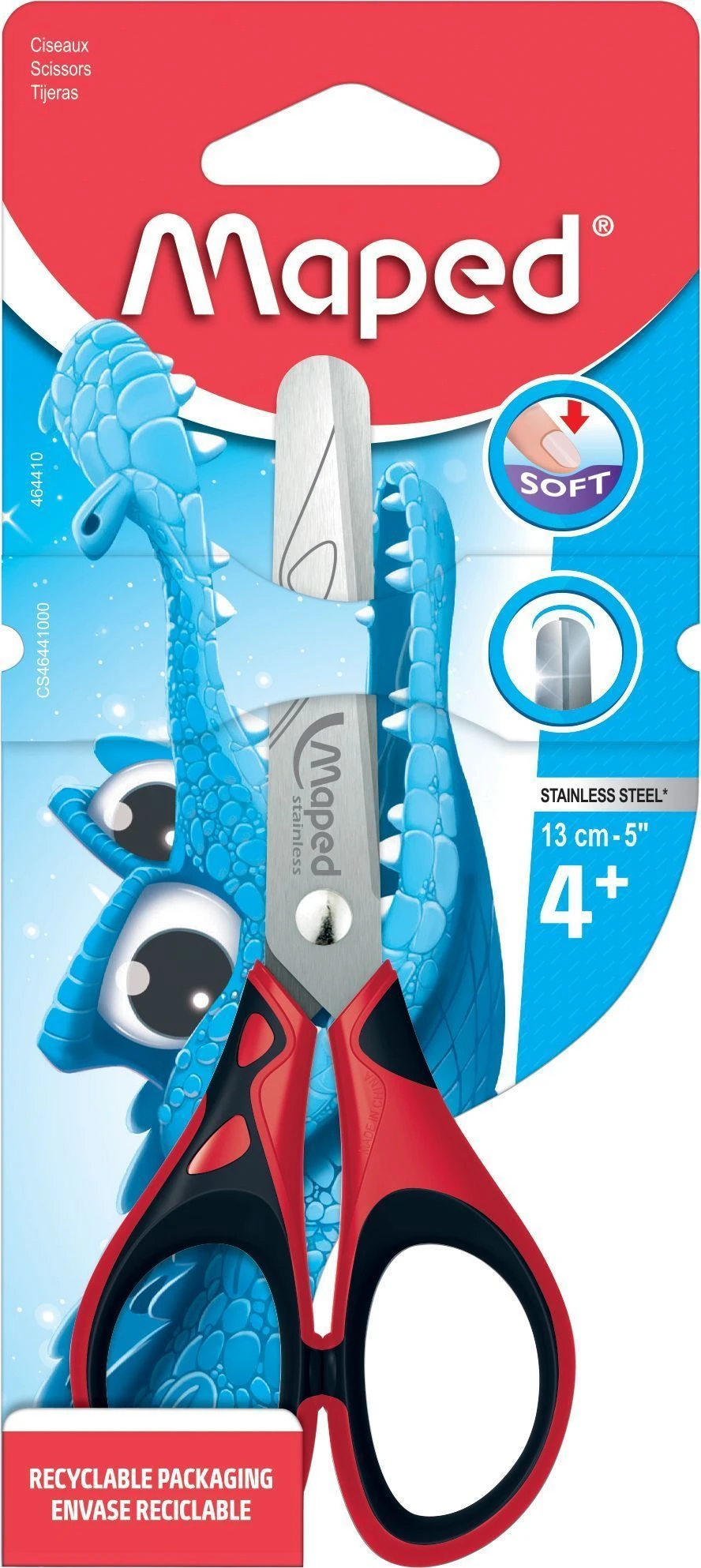 Ножницы MAPED ESSENTIALS SOFT 130 мм эргоном. ручки пластиковые с резин. Ножницы MAPED ESSENTIALS SOFT 130 мм эргоном. ручки пластиковые с резин.