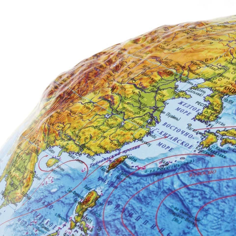 Глобус физический/политический Globen Классик, диаметр 320 мм, с подсветкой,