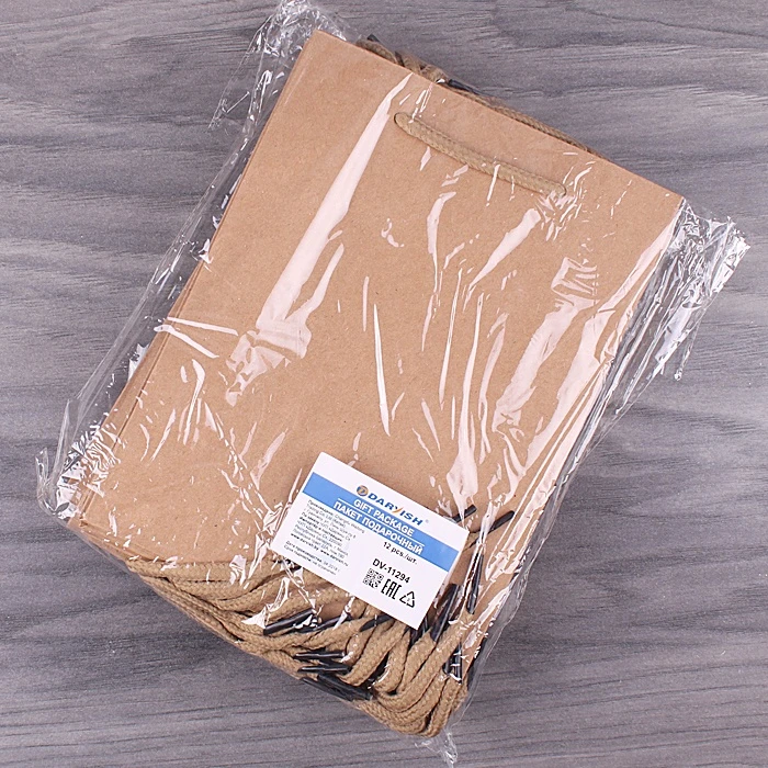 Пакет подарочный 15*20*6см "Darvish" "Крафт" Пакет подарочный 15*20*6см "Darvish" "Крафт"