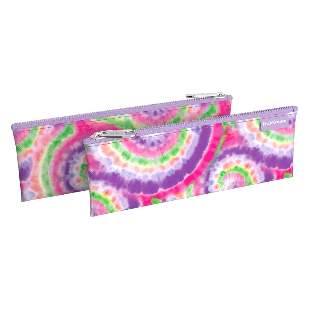 Пенал конверт Erich Krause® 220х90мм Pink Tie-Dye Пенал конверт Erich Krause® 220х90мм Pink Tie-Dye
