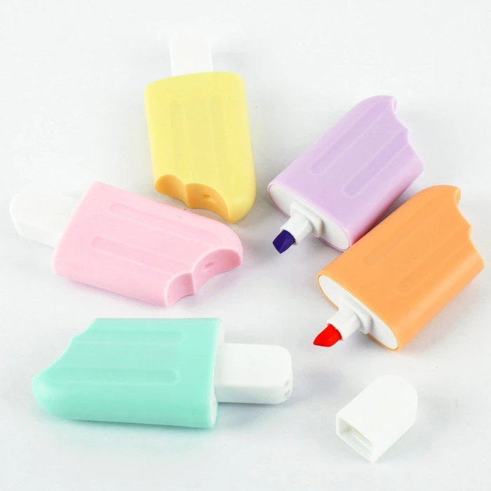 Текстмаркеры "Мороженое" в наборе 6 цветов Текстмаркеры "Мороженое" в наборе 6 цветов