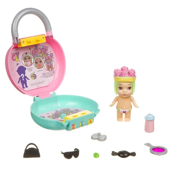 Набор игровой Bondibon куколка OLY во фруктово-конфетной шапочке и аксессуарами