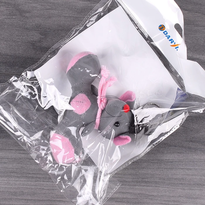 Светоотражающий брелок-игрушка мышка