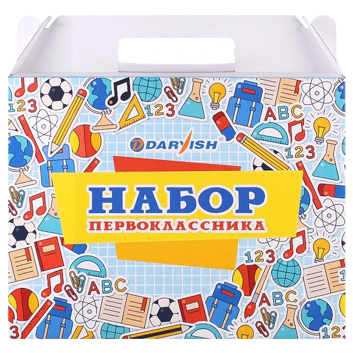 Короб картонный "Набор первоклассника" 335*78*255мм