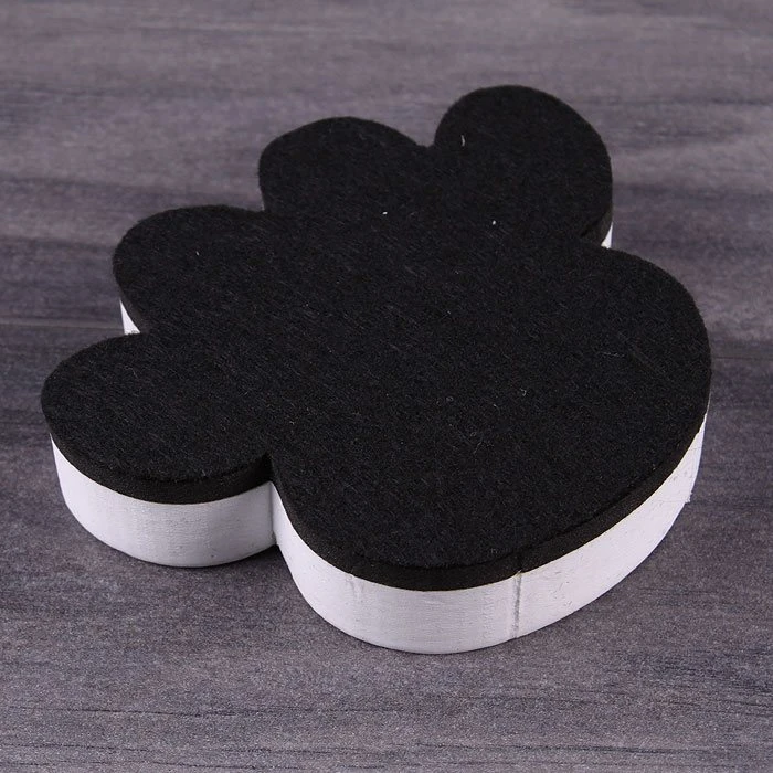 Губка стирательная для доски магнитная "Лапка" Губка стирательная для доски магнитная "Лапка"