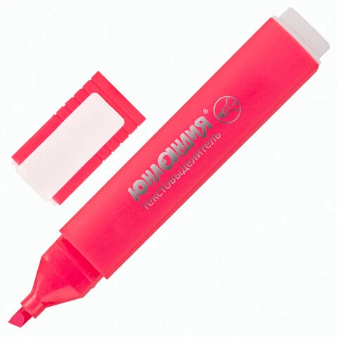 Набор текстовыделителей ЮНЛАНДИЯ 2 шт., ЖЕЛТЫЙ/РОЗОВЫЙ, "COLORSTAR",