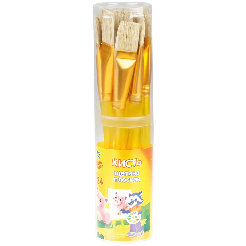 Кисть щетина Мульти-Пульти, плоская №24 Кисть щетина Мульти-Пульти, плоская №24