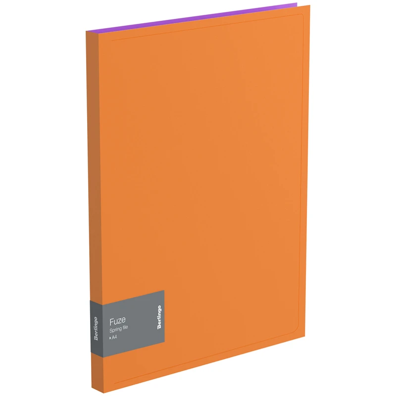 Папка c пружинным скоросшивателем Berlingo "Fuze", 17мм, 600мкм, Папка c пружинным скоросшивателем Berlingo "Fuze", 17мм, 600мкм,