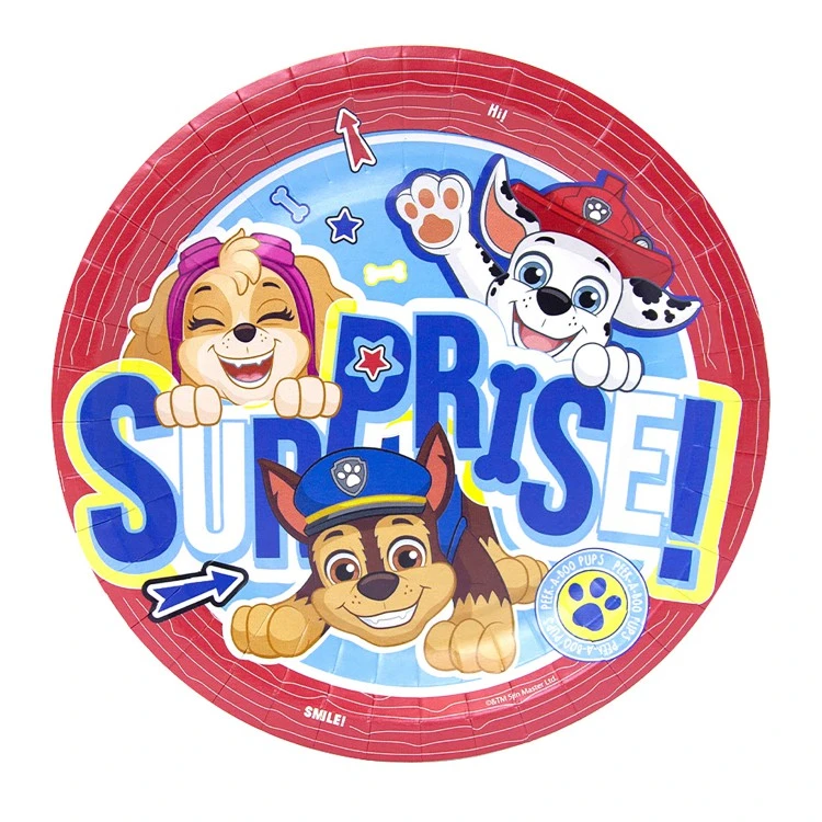 Щенячий патруль. Набор бумажных тарелок, 6 штук d=180 мм. (unisex) Щенячий патруль. Набор бумажных тарелок, 6 штук d=180 мм. (unisex)