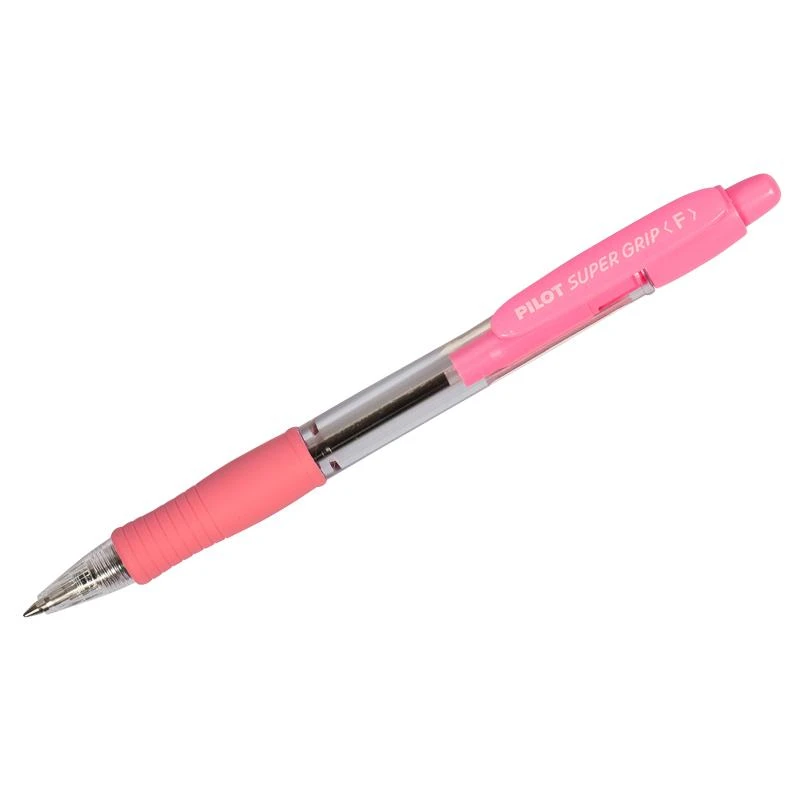 Ручка шариковая автоматическая Pilot "Super Grip" синяя, 0,7мм,