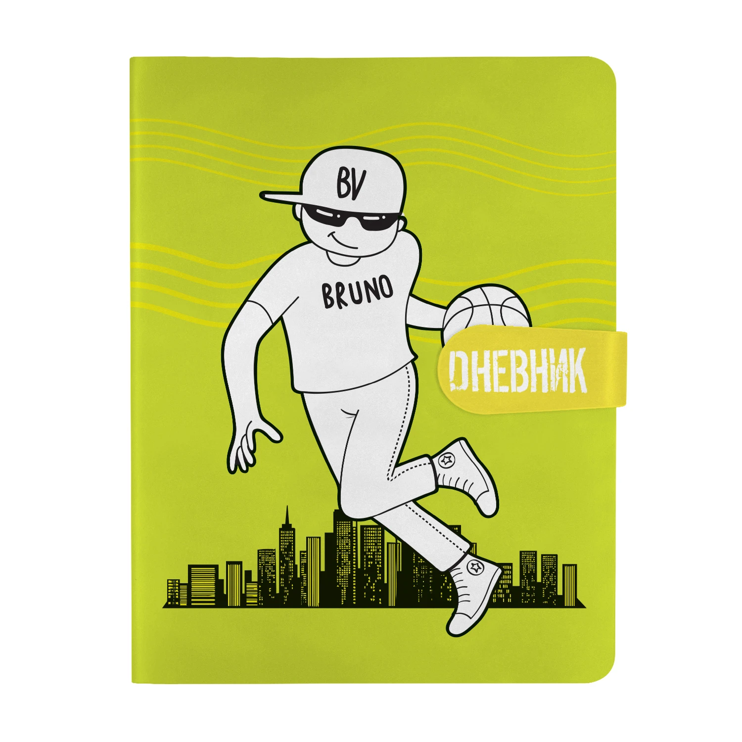 ДНЕВНИК ШКОЛЬНЫЙ С МАГНИТНЫМ ХЛЯСТИКОМ "Городской движ"