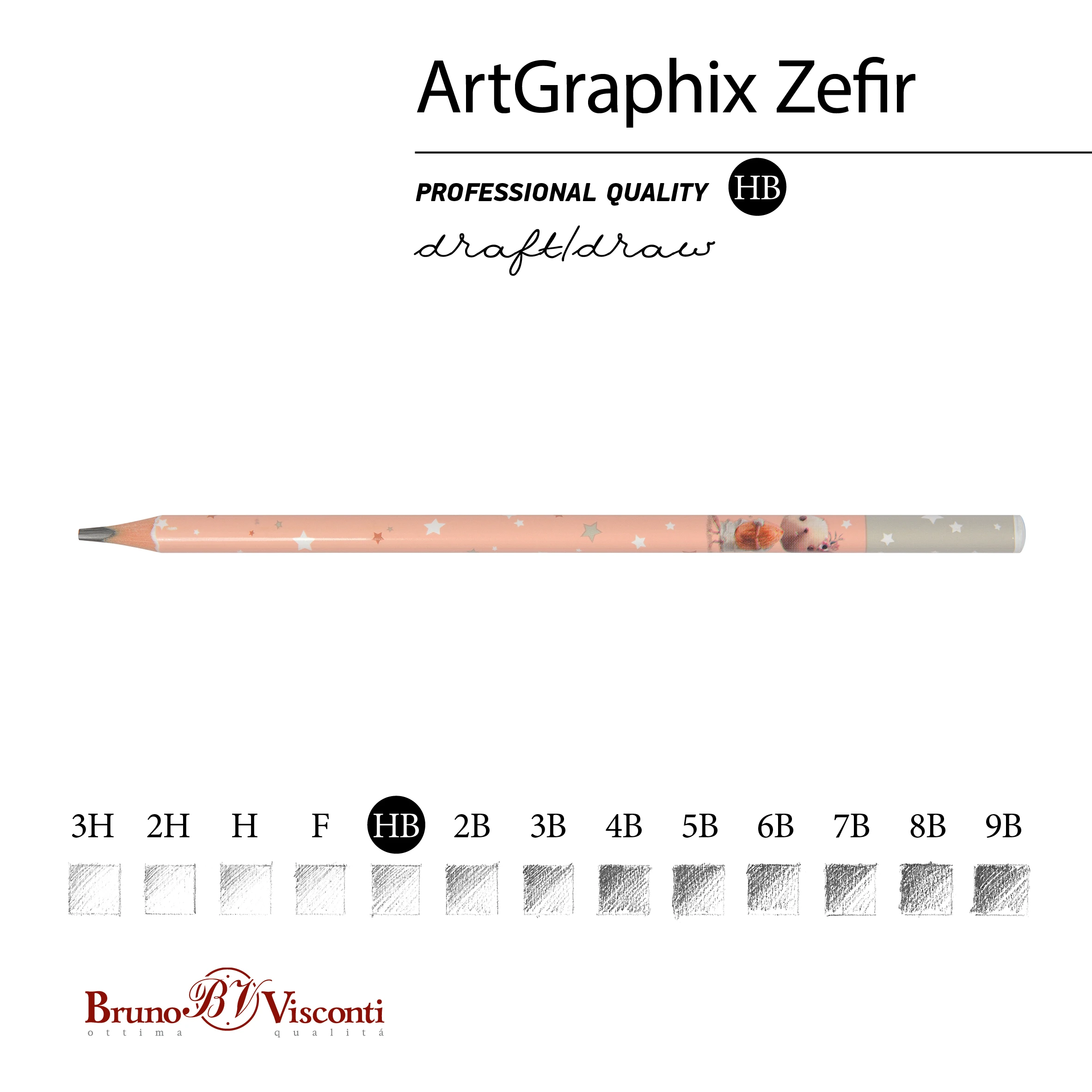 КАРАНДАШ ЧЕРНОГРАФИТОВЫЙ "ArtGraphix. Zefir. Forest Dream. Мышка с КАРАНДАШ ЧЕРНОГРАФИТОВЫЙ "ArtGraphix. Zefir. Forest Dream. Мышка с